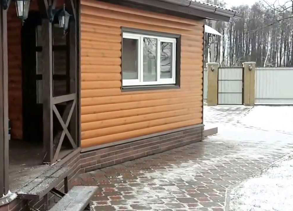 Обшивка домов блок-хаусом