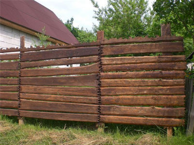 Построить забор из гобыля