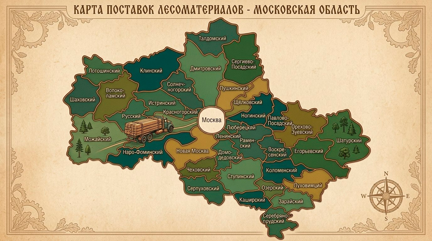 Доставляем по Москве и области