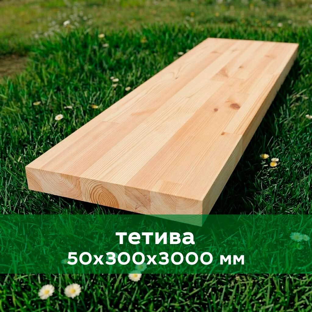 Тетива из лиственницы 50х300х3000 мм